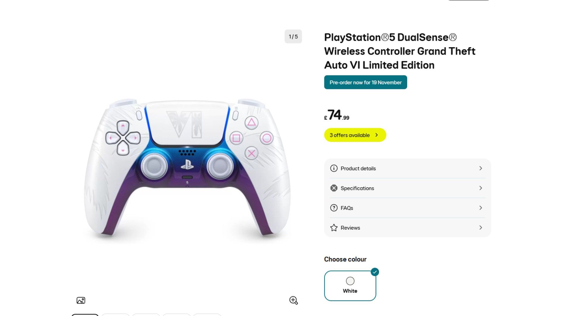 GTA 6 DualSense stock at EE