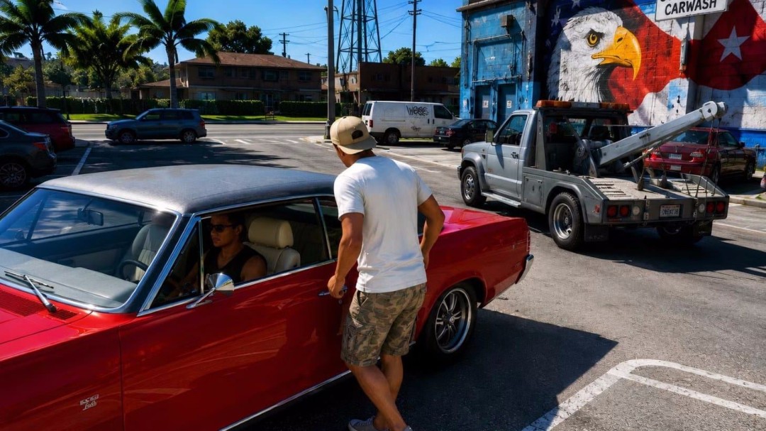 Leaked GTA6 Footage Shows Post-Race Police Interaction; Vehicle and Payment Details Spark Gameplay Speculation